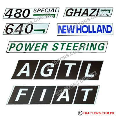 new holland fiat alghazi tractor stickers