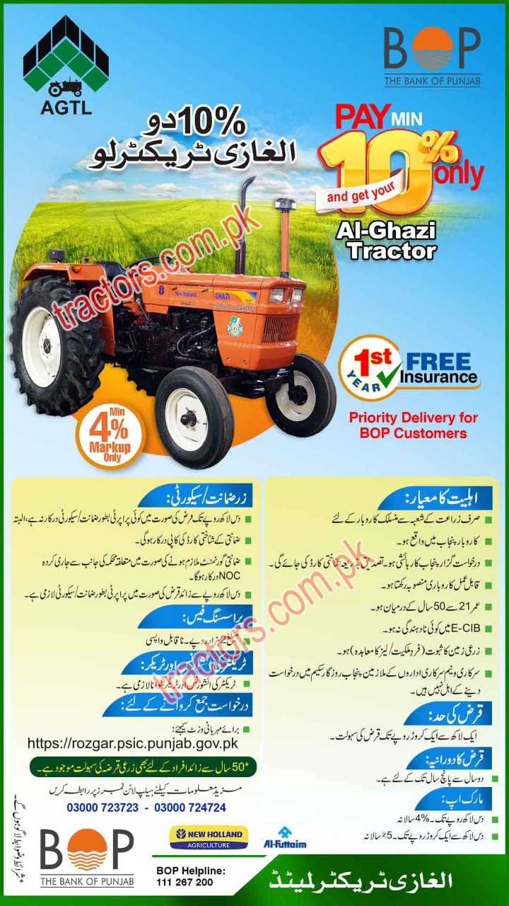 BOP Al-Ghazi Tractor Loan