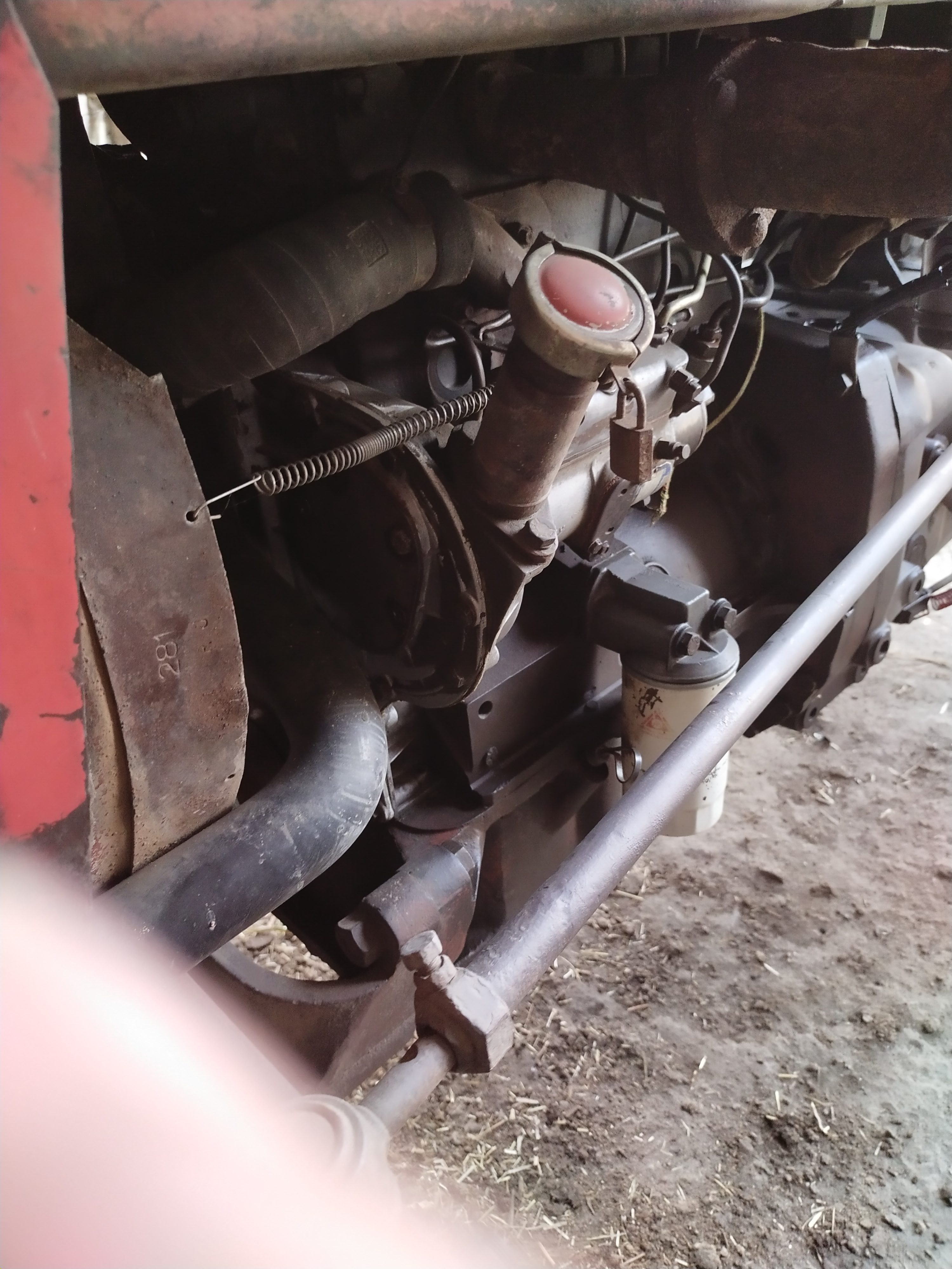 Old MF240 Tractor model 1987 for sale