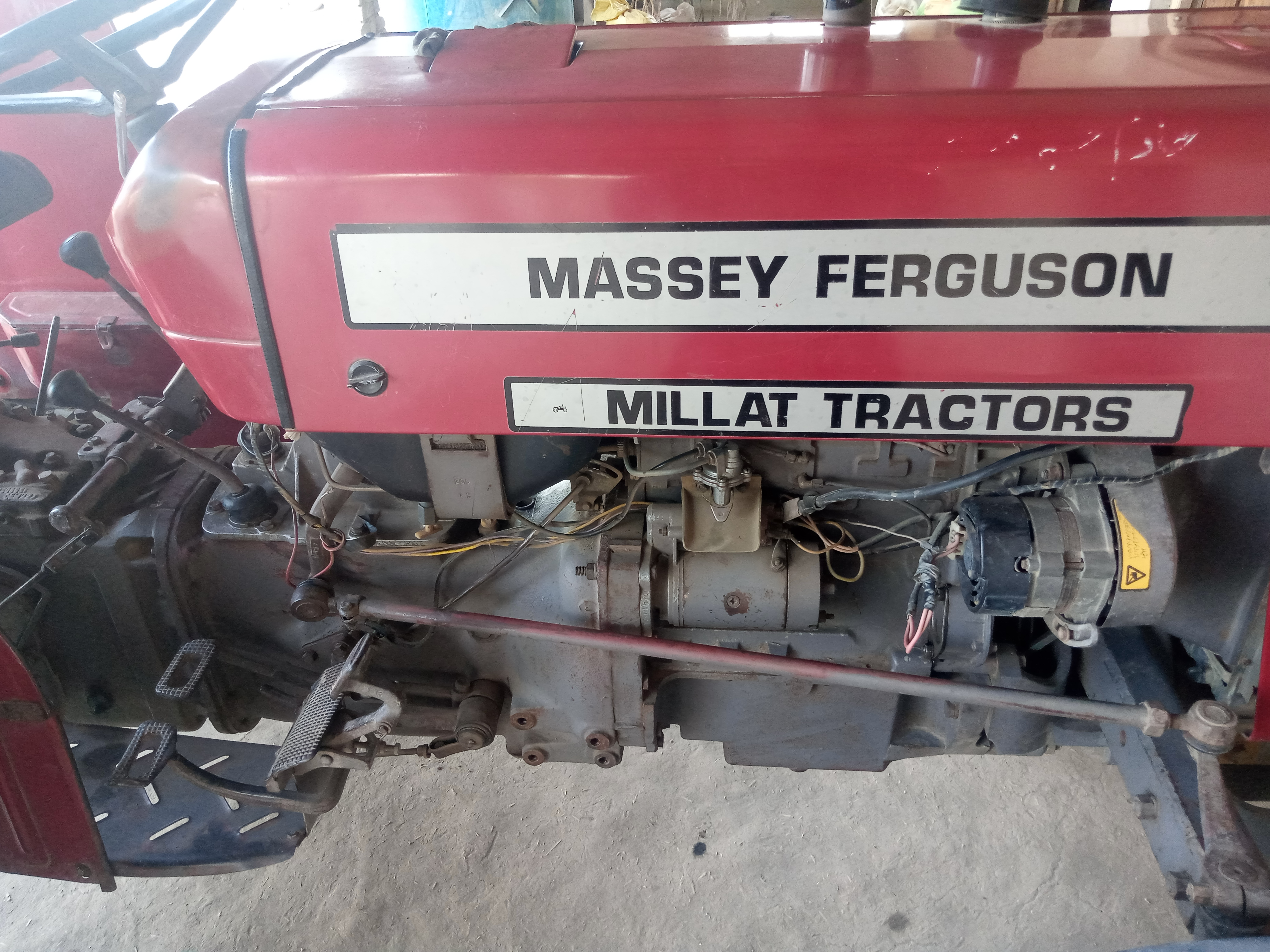 Old MF 240 tractor model 2010